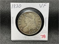 1830 BUST HALF DOLLAR VF