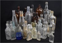 Large Mixed Lot of Dug Antique Bottles