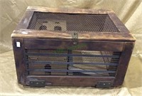 Amazing World War II carrier pigeon cage with