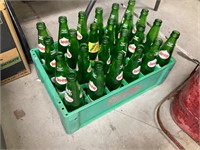 Sun-drop crate and bottles