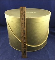 Clean Gold Hochschild Kohn Hat Box