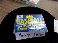 1 factory sealed 1990 Fleer baseball cards