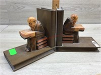 WOOD OLD MAN BOOKENDS WOOD OLD MAN BOOKENDS