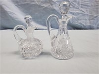 Crystal Oil and Vinegar Cruet Set