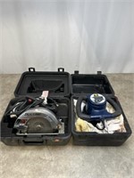 Skilsaw electric circular saw with case and Wen