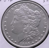 1896 MORGAN DOLLAR  AU