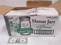 Lot of 5 Mason Jars & Lids - As Shown