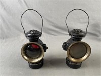 2 Dietz Buggy Lamps