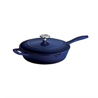 Tramontina Enameled Cast Iron Covered Skillet