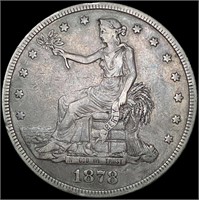 1878-S Silver Trade Dollar ABOUT UNCIRCULATED