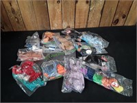 Bag of 1998 McDonald's TY Beanie Babies