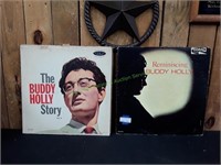 (2) Buddy Holly Vinyl Albums