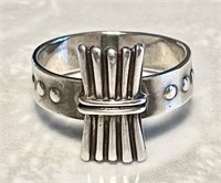 Sterling silver Campfire Girls ring --Size 3