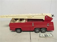 Vintage Tonka Red Metal Ladder Fire Truck - As