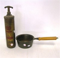 Antique General Quick Aid Fire Guard copper fire