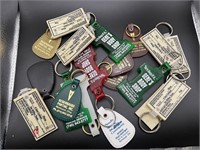 Lot of Advertising Keychains