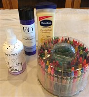 EO Conditioner, Hair Mask, Lotion, Crayons