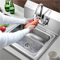 PETSITE Stainless Steel Hand Wash Sink with Faucet