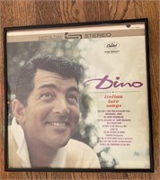 Framed Dean Martin Dino Record - Italian Love