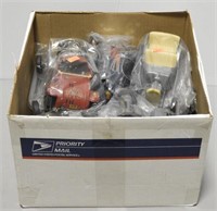 Lot #845 - Box of Die Cast model cars and parts