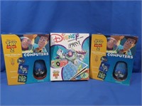 2 NIB Toy Story 2 Buzz Top Icon Mouses, NIB Print