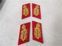 German Officer Collar Tabs 2 pair