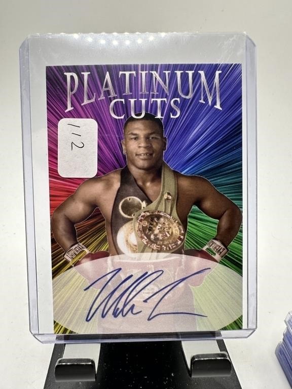 MIKE TYSON BOXING CARD