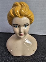 Vintage Porcelain Doll Head / Shoulder Plate