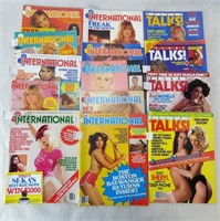 Vintage Adult Erotic Magazines- International