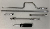 6 Snap-on Extension,Breaker Bar,Speed Wrench