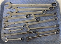 14 Snap-on Combination Wrenches,9/32-7/8
