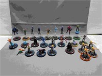 25 Misc Heroclix Figurines/cards not included