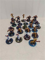 25 Misc Heroclix Figurines/cards not included