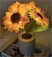 MUMISUTO USB ARTIFICIAL SUNFLOWER LAMP (11IN)