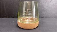 Stemless Wine Whiskey Glass W/ Cork Coaster