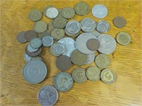 47 Foreign coins all