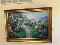 Large Gold Framed Oil Painting