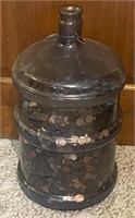 Plastic Jug of Change (121 Pounds of Pennies)
