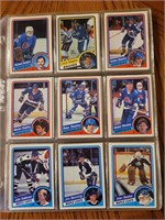 (9) 84-85 OPC Hockey Cards