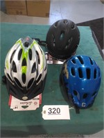 3 Bicycle Helmets