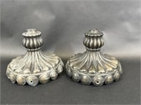 Set of Two Vintage Lamp Shade Holders