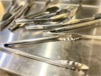 Lot of Stainless Tongs