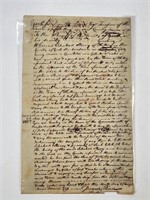 1793 FINE WARRANT JAIL DOCUMENT