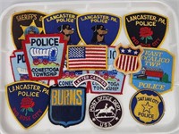 16) ASSORTED POLICE PATCHES