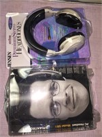 Two Stereo Headphones (NIB)
