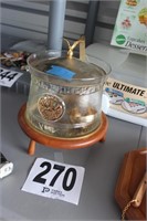 Vintage Glass Fondue Pot (U233)