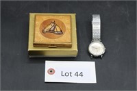 Vintage Timex Watch, Horse Head Compass