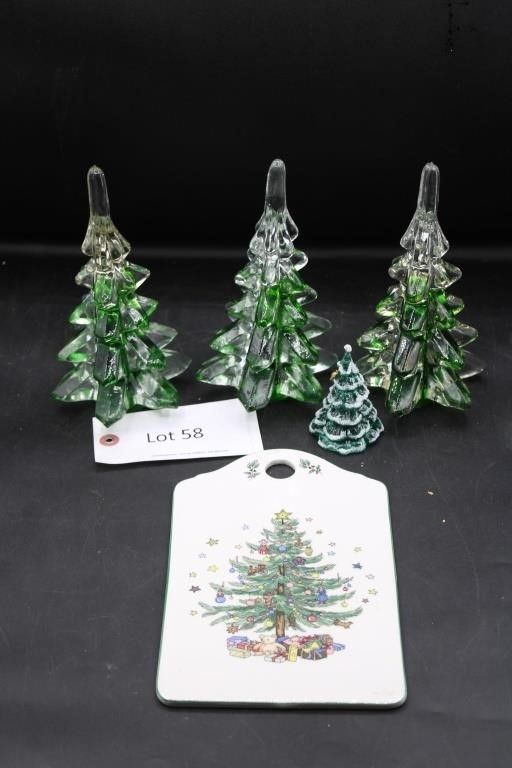 Glass Decorative Christmas Tree