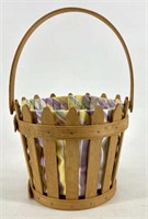 2006 Longaberger Picket Pail Easter Basket W/