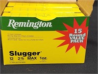 Ammo Remington Sluggers.  15 rounds 12 gauge.